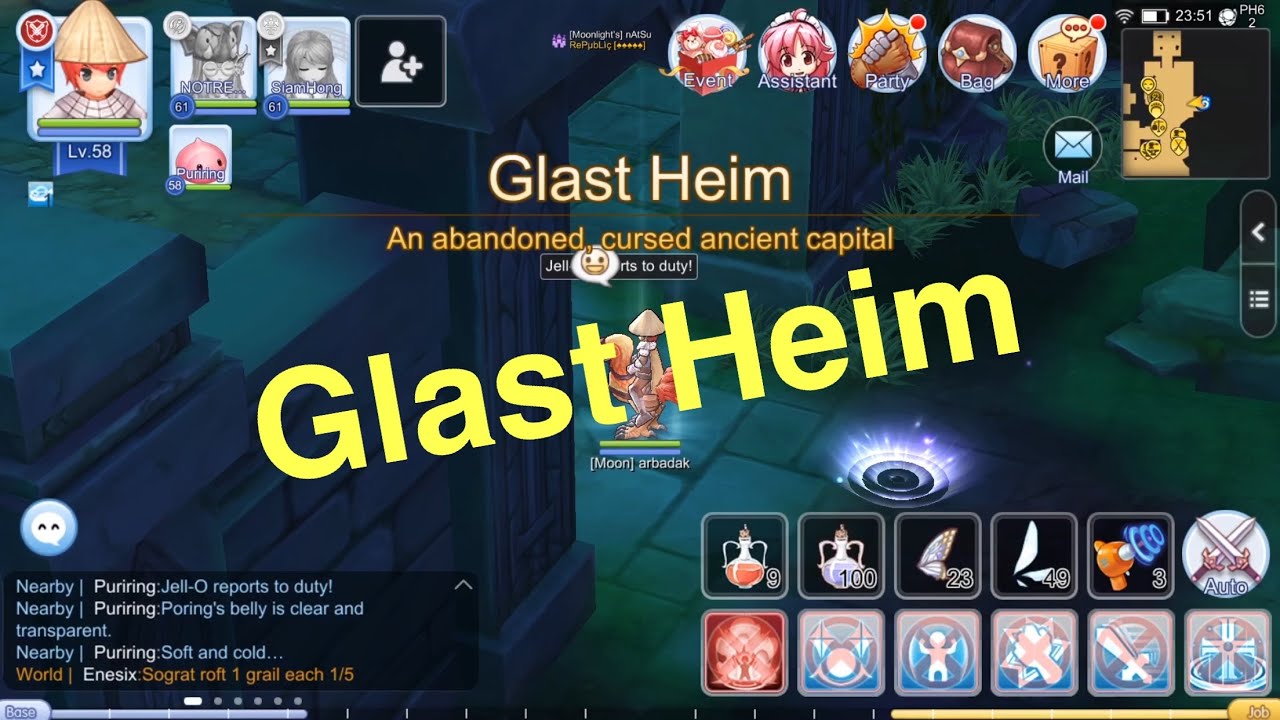 glast heim ragnarok online map glast heim ragnarok online map