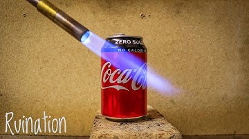Coca Cola Can Vs Blow Torch