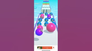 Ballrun 2048 3D level-7 #shorts #gameplay #games #viral #mobilegames