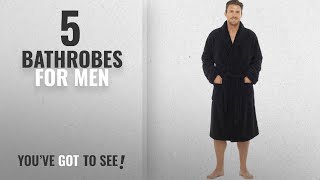 Top 10 Bathrobes For Men [2018]: Mens Luxury Soft Coral Fleece Dressing Gown screenshot 4