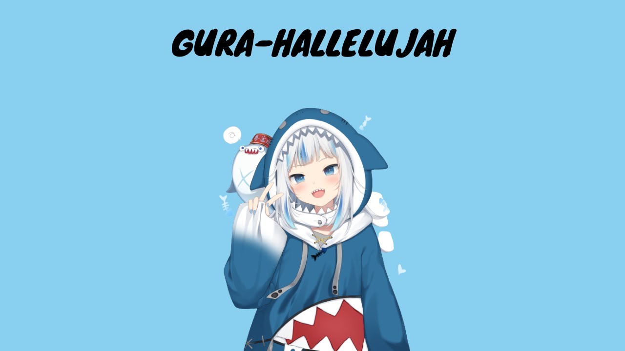 【Hololive/ Gawr Gura】Leonard Cohen - Hallelujah(中英字幕)(with lyrics)