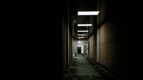 Realistic Hallway Render In Unreal Engine 5
