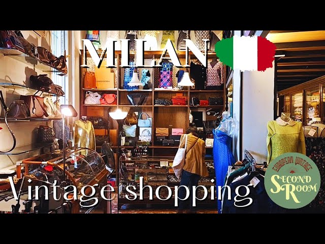 ITALY, MILAN] Vintage shops I absolutely wanted to visit / Milan