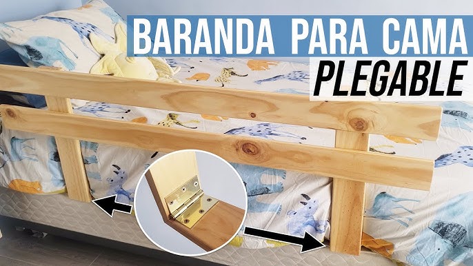 Barrera de cama para bebé anticaídas #DIY