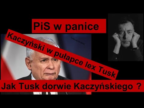                     Kaczyński w panice /// strach odbiera mu rozum
                              