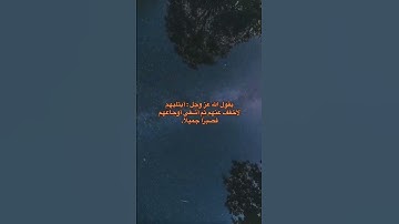 "فَصَبْرٌ جَمِيلٌ ۖ وَاللَّهُ الْمُسْتَعَانُ عَلَىٰ مَا تَصِفُونَ"  من سورة يوسف، الآية (18)