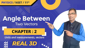 Vectors | Angle Between Two Vector | Class 11 Physics | IIT/JEE NEET | VEDIPHILE
