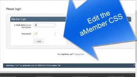 Customizing aMember 4.x Areas Using site.css