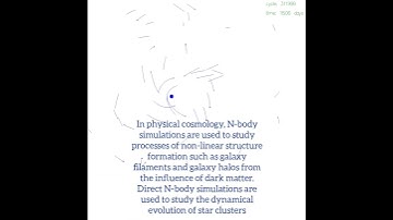 N-body simulations  #physics #space #universe #galaxy