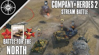 Battle for North Steppes - Company of Heroes 2 Stream Battles
