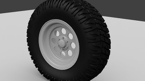 Modeling an offroad wheel - Blender 3D Tutorial (Part2)