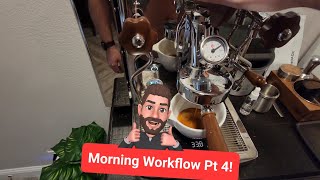 : Day 4 - Morning Workflow with the Lelit Bianca V3 and the Eureka Atom 75. New Beans.