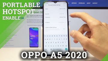 How to Activate Portable Hotspot in OPPO A5 2020 - Network Access Point