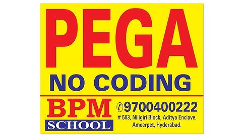 PEGA Training Video Class 1 | PEGA for Beginners