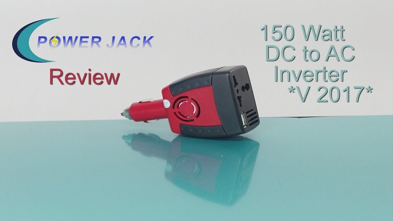 PowerJack 150W MSW 12V DC to 110V AC inverter review YouTube