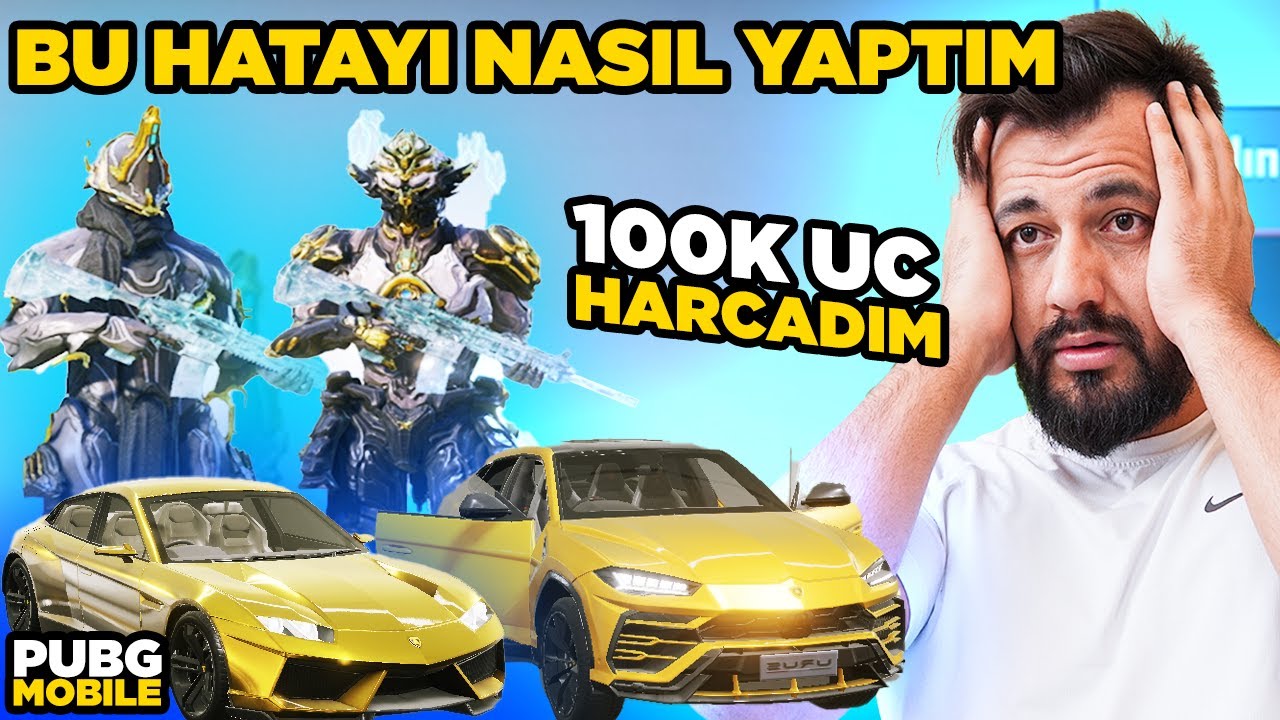 BEN BÖYLE BİR HATAYI NASIL YAPTIM 😰 100 K UC HARCADIM / PUBG MOBILE KASA KUTU AÇILIMI