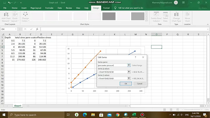 How to edit/reverse X-axis and Y-axis of a graph/chart on Excel
