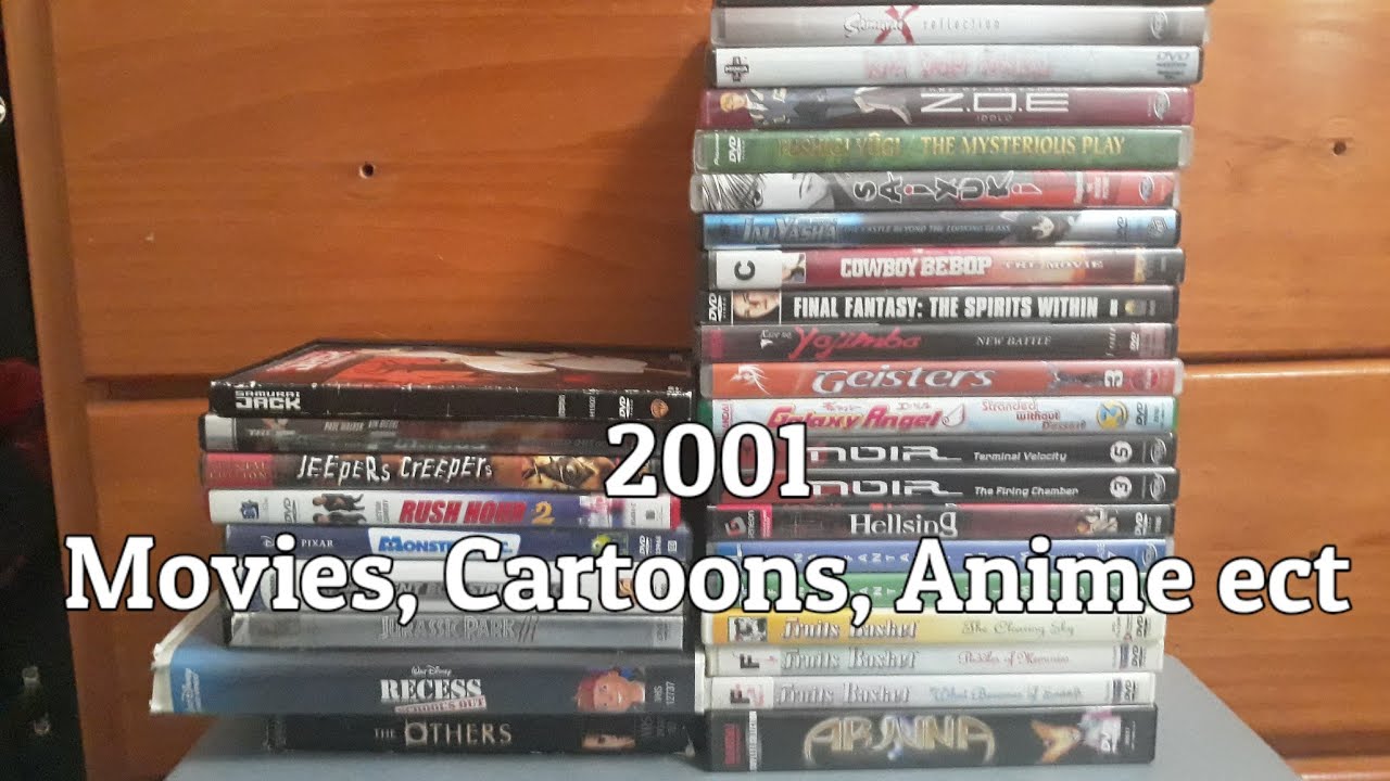 My DVD & Blu Ray collection 2023 update: 2001 genres Movies, Cartoons ...