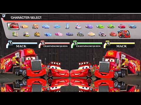 Cars 3: Driven to Win Custom Cup Split screen 4 player #cars3driventowin #cars3 #disney #pixar