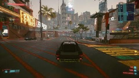 Cyberpunk 2077  Mini Map Glitch PS4 Pro