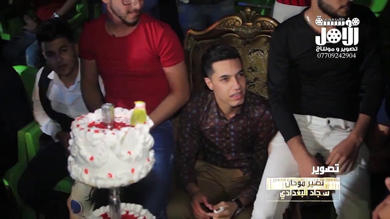 حفل زفاف حسين الهليجي الف الف مبروك عباس الحمراني  و  احمد الموالي  صفكه مشتركه