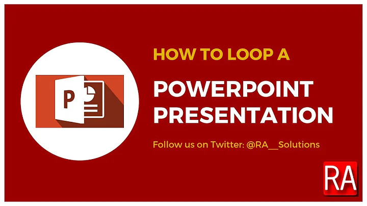 HOW TO CONTINUOUSLY LOOP A SLIDESHOW IN MICROSOFT POWERPOINT [TUTORIAL]
