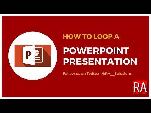 HOW TO CONTINUOUSLY LOOP A SLIDESHOW IN MICROSOFT POWERPOINT [TUTORIAL]