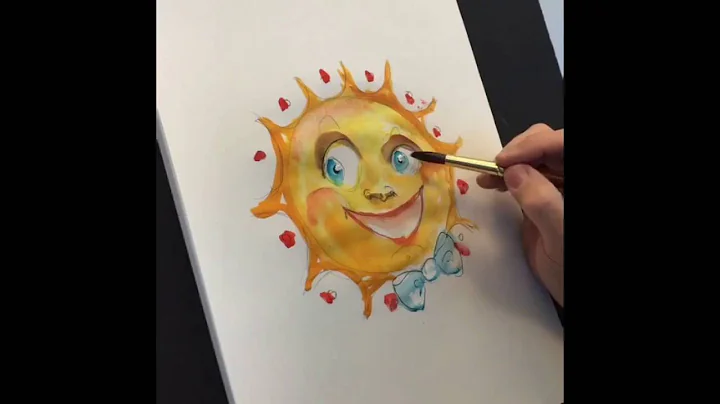 "Sunny" time-lapse Illustration by Ross Weldon