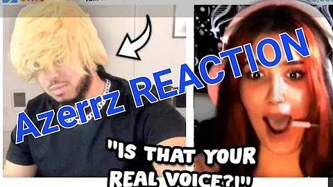 Azerrz REACTION My Voice Doesn't Match My Face #2