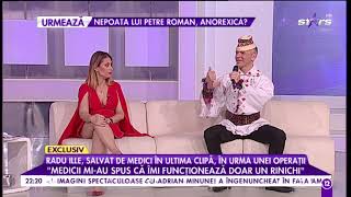 Radu Ille, de urgență la spital. A stat cu dureri insuportabile mai bine de o săptămână