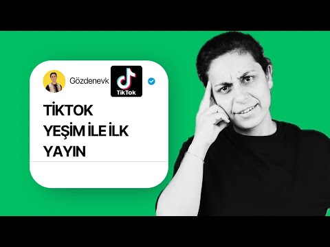 YEŞİM İLE İLK TİKTOK YAYINIMIZ