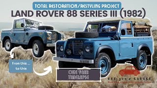 Restoration/Restyling Project: LAND ROVER 88 III SERIES (1982)  1 year TIMELAPSE - Not Just FIAT 500