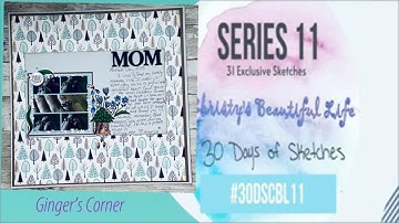 #30DSCBL11 | Day 27 | Scrapbooking Layout