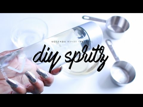 Diy Natural Hair Spritz Detangling Spray Yolanda Renee Youtube