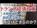 【トランプ経済】大規模減税と財政赤字削減の両立は可能か？【朝香豊ｘsaya】