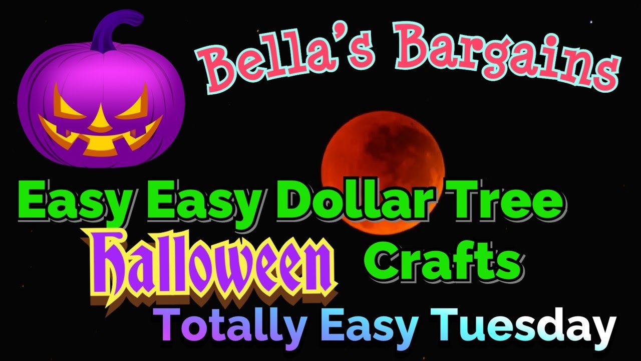 EASY EASY Dollar Tree Halloween Crafts Totally Easy Tuesday YouTube easy-easy-dollar-tree-halloween-crafts-totally-easy-tuesday-youtube