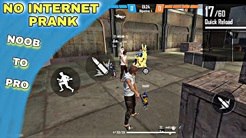 Tanu Star No Internet Prank on FreeFire | Class Squad Rank | Like Ankush ff | Op Gameplay Noob Prank