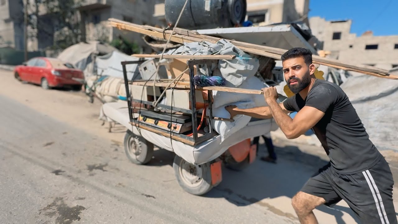 5 خامس مرة انزح 💔فيها من غزة😭