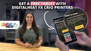Get a Free Tablet with DigitalHeat FX Crio White Toner Printers | ColDesi Support Tablet Overview