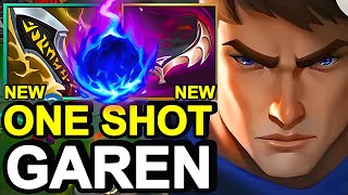 Wild Rift China Garen Top - New Critical Burst Garen Build Runes - Infinity Edge Broken OP Item