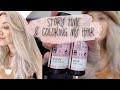 Root Shadow & Brow Tint /STORY TIME Opening my SALON SUITE// Wholy Hair