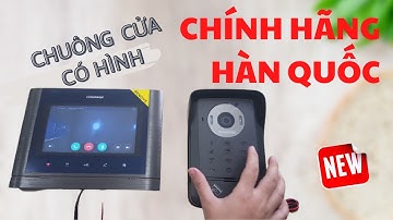 Bộ chuông cửa có hình cao cấp CMV-70MX và DRC-40DK chính hãng COMMAX Hàn Quốc