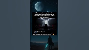 In Rogue One (2016), Vader’s castle was based on unused 1970s concept art.