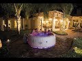 Saluspa paris airjet inflatable hot tub w led light show