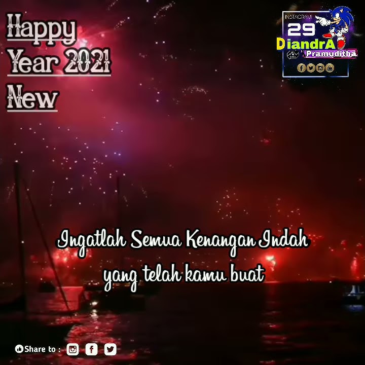 Ucapan Selamat Tahun Baru 2021 || Story wa 30 detik Terbaru