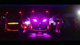 Dj bus malam full Strobo😍