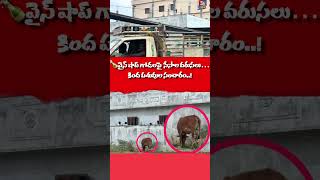 #sbnews #localupdates #shortvideo #telugunews #wineshop