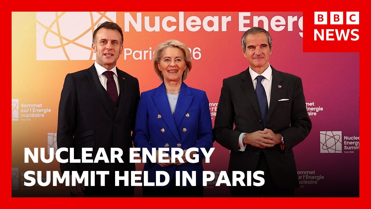 Representatives from about 40 countries attend International Atomic Energy Summit | BBC News