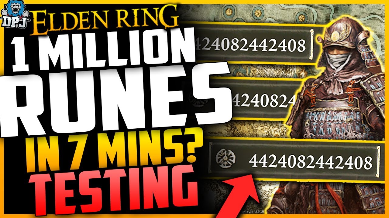 Elden Ring How To Get 1 MILLION RUNES in 7 MINS EASY "TEST" Use