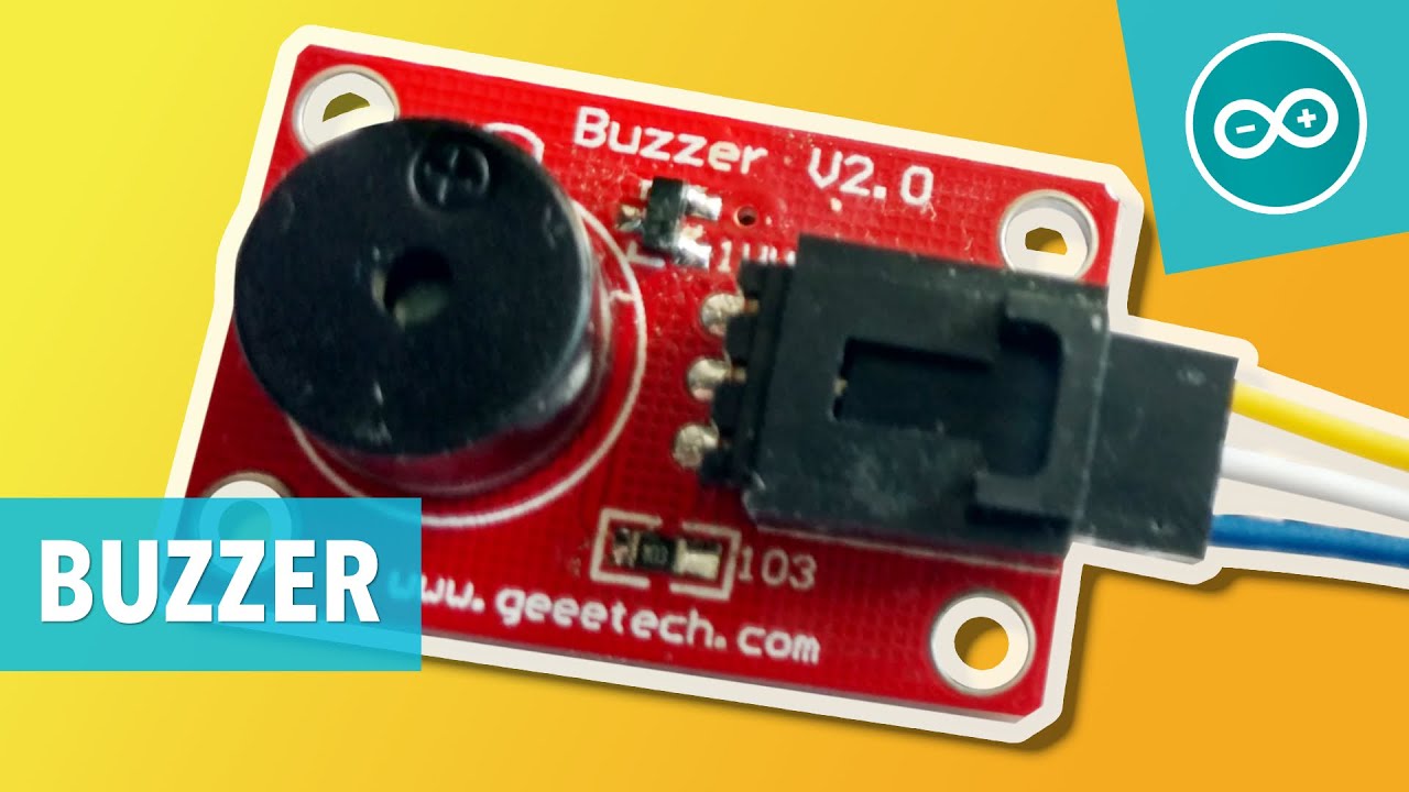 BUZZER  BEEPER  PIEZO SPEAKER SOUND - Arduino tutorial #10 - YouTube